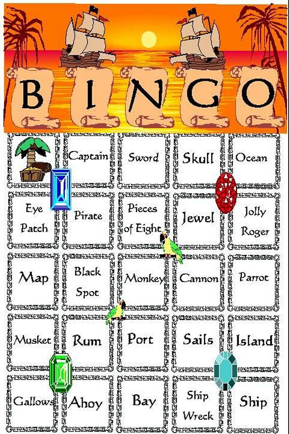 Bingo Card Sale Shutter
