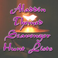 Aladdin Themed Scavenger Hunt Lists